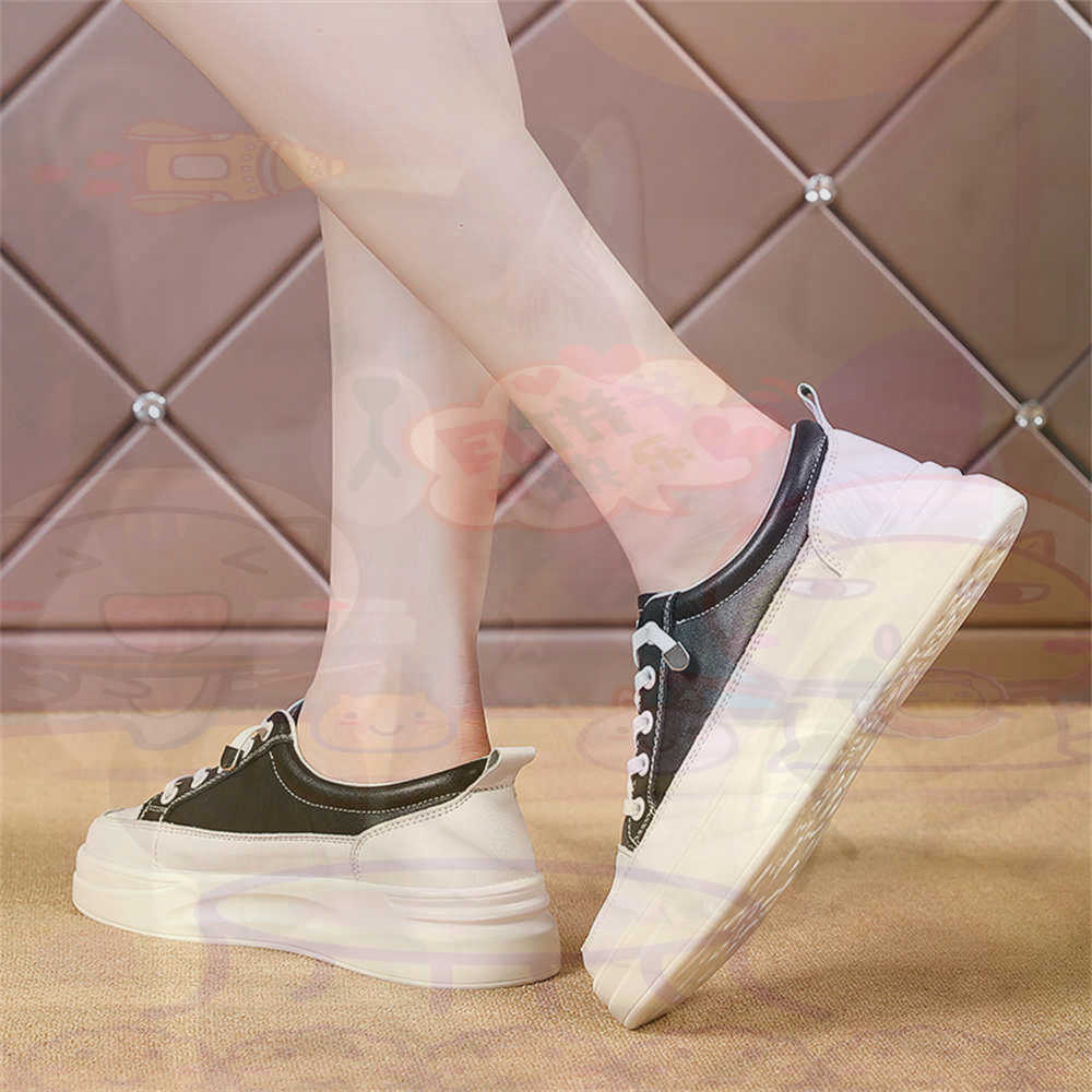 Travel Accessories For Women Gift Ideas - Lace-up Chunky Loafers Woman Skateboarding Sports