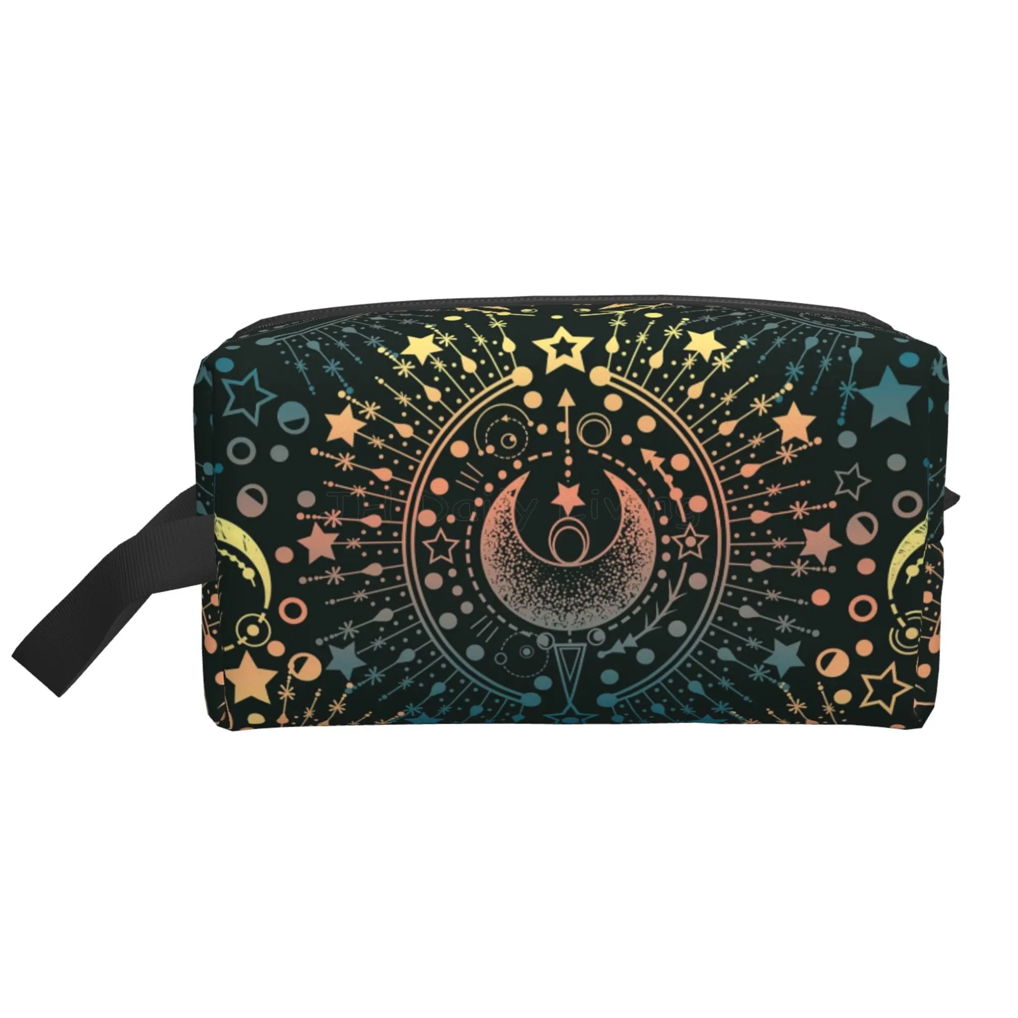 Travel Accessories For Women Gift Ideas - Moon Star Alchemy Magical Cosmetic Bags