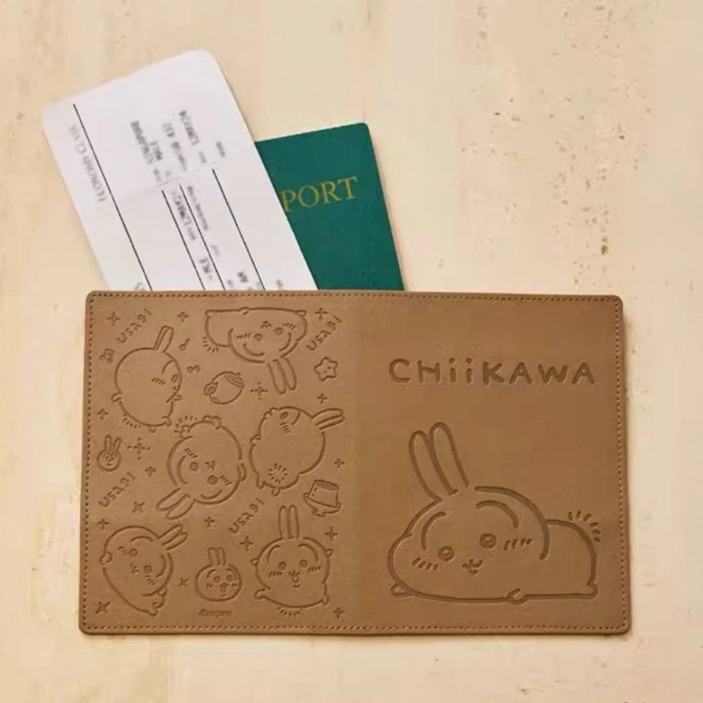 Travel Accessories Japan - Kawaii Leather Luggage Tag Gold Stamped