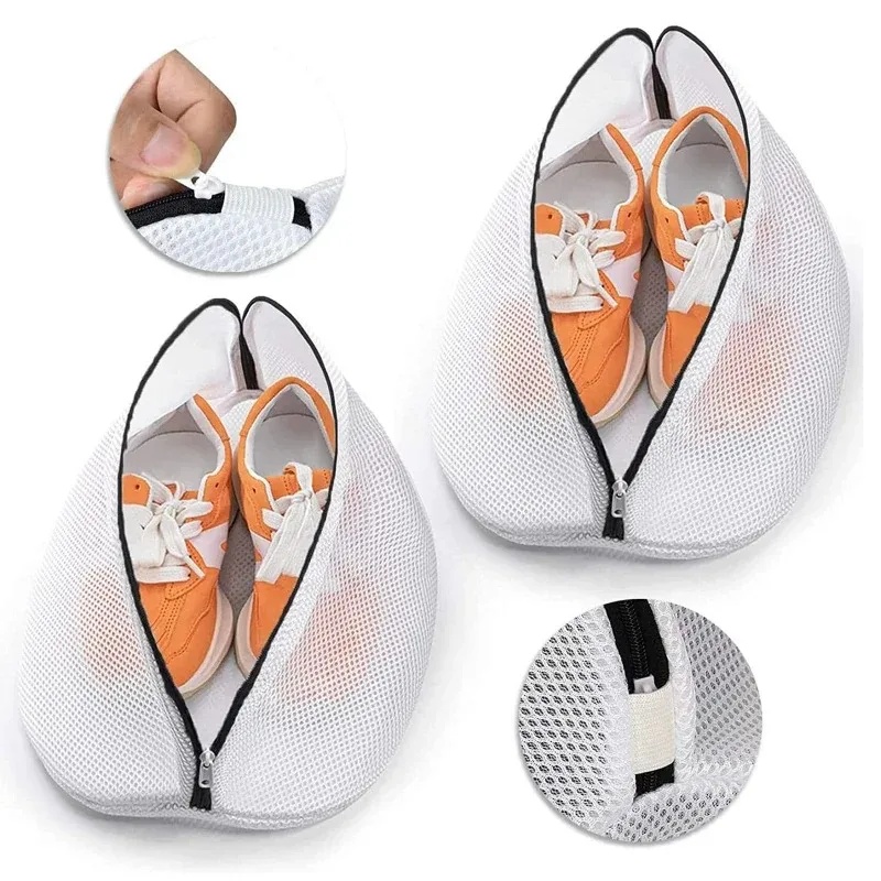 Travel Ziplock Bags - Mesh Laundry Bag Washing Machine Shoes