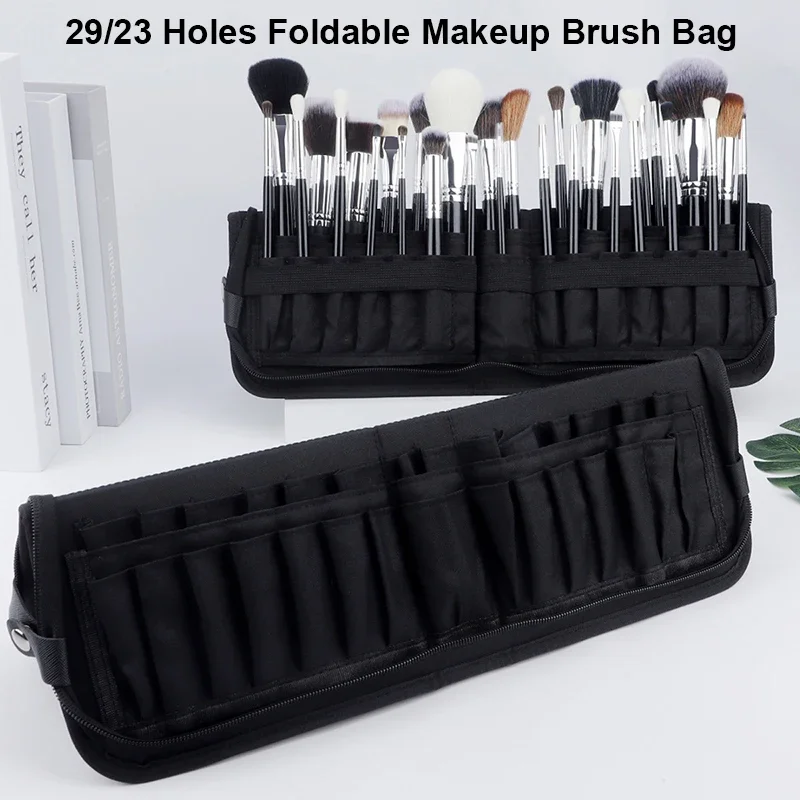Travel Z - 29/23 Holes Foldable Makeup Brush Bag