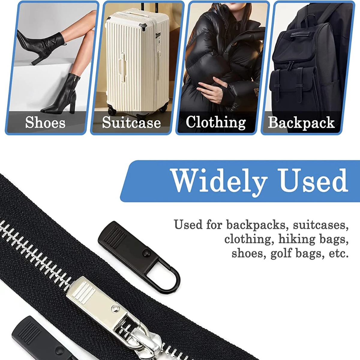 10PC Zipper Slider Puller Inst - огляд і ціна Travel Lock Tsa Approved