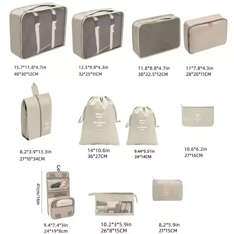 Travel Storage Bags Set 7/8/9/ - огляд і ціна Travel Accessories Kit Bag