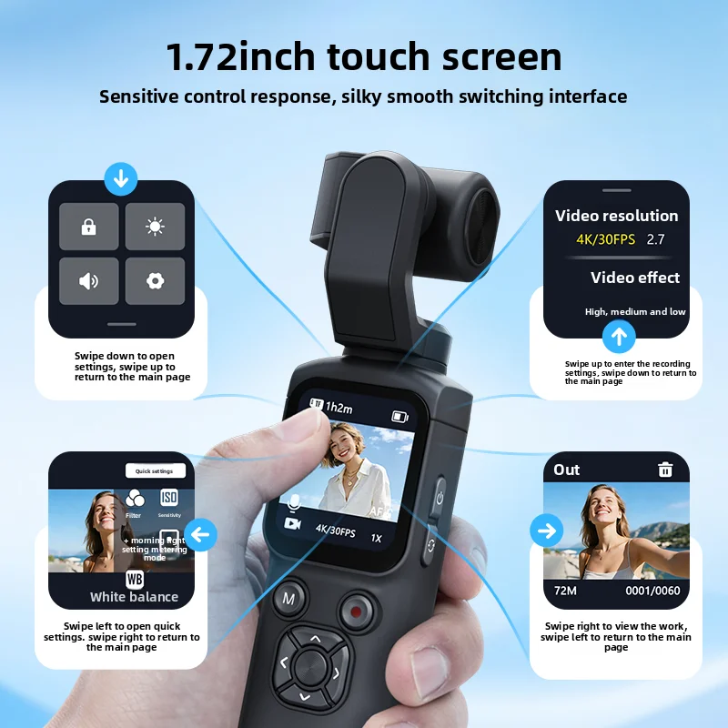 Handheld Pocket Digital Camera - огляд і ціна Travel Vlog Accessories
