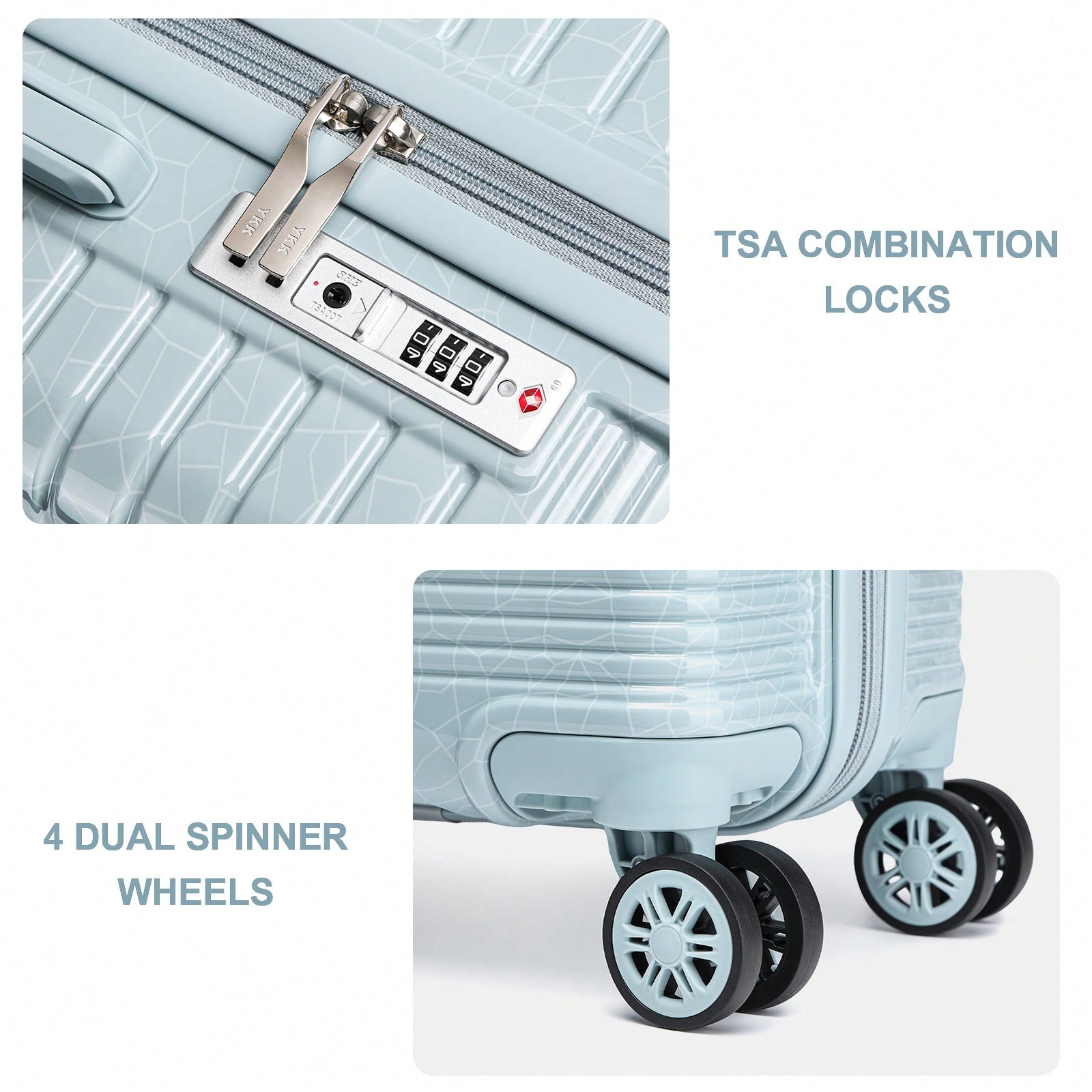 20 Inch Carry On Luggage Hards - огляд і ціна Travel Lock Tsa Approved
