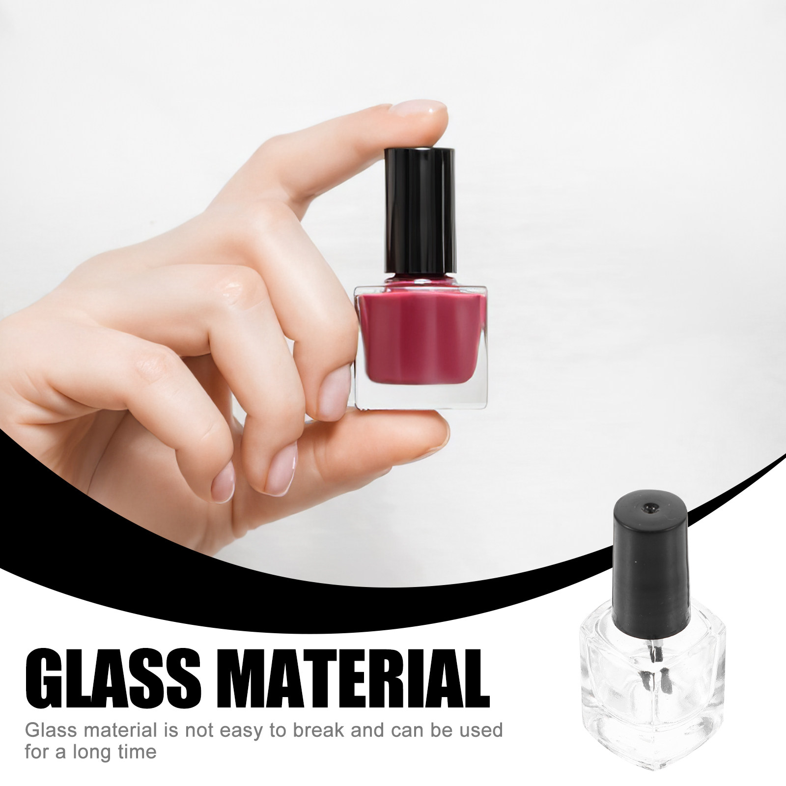 5Pcs 5ml Empty Nail Polish Bot - огляд і ціна Travel Accessories You Need