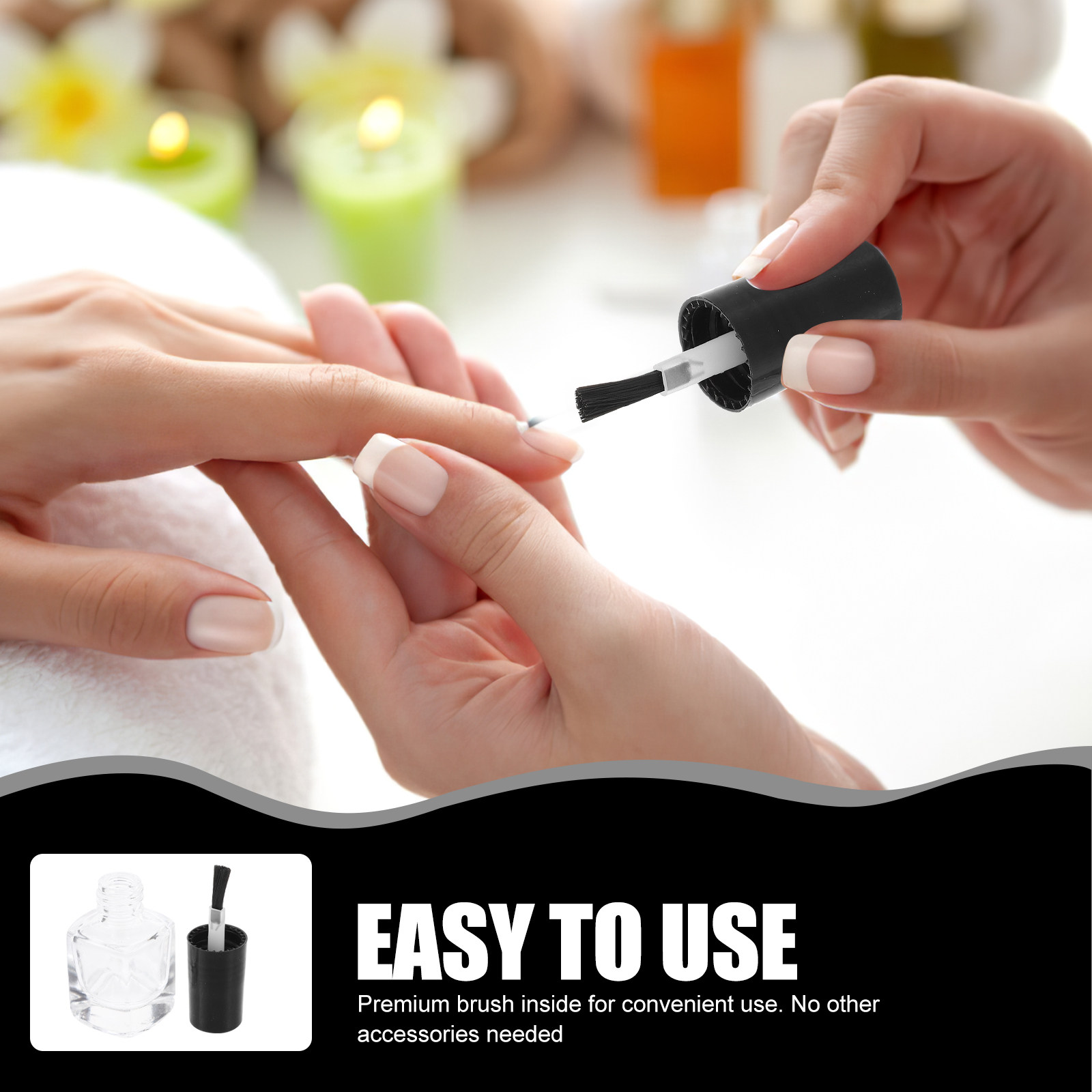 5Pcs 5ml Empty Nail Polish Bot - огляд і ціна Travel Accessories You Need