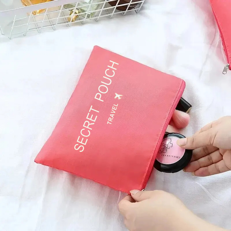 6 Pcs/Set Pink/Blue/Grey Trave - огляд і ціна Travel Ziplock Bags