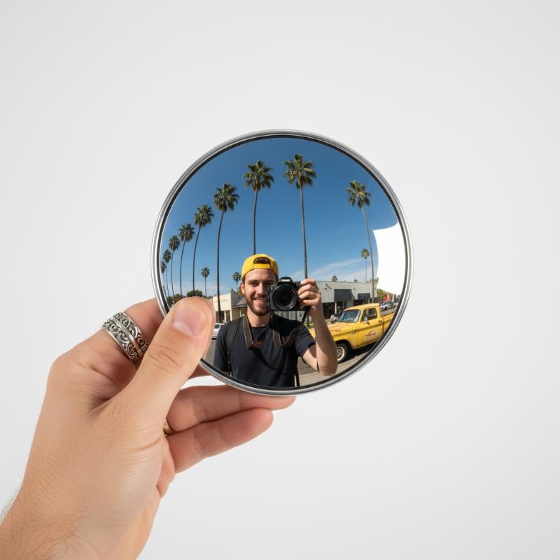 5cm Handheld Selfie Mirror Por - огляд і ціна Travel Vlog Accessories