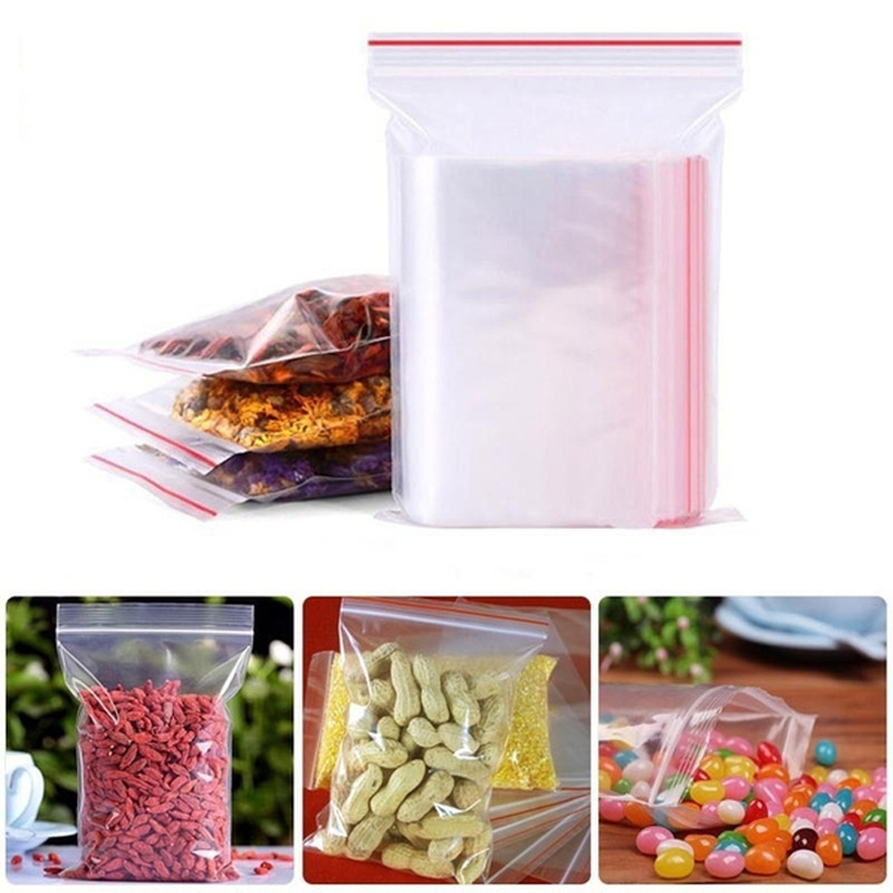 100-1000Pcs Small Zip Lock Pla - огляд і ціна Travel Ziplock Bags