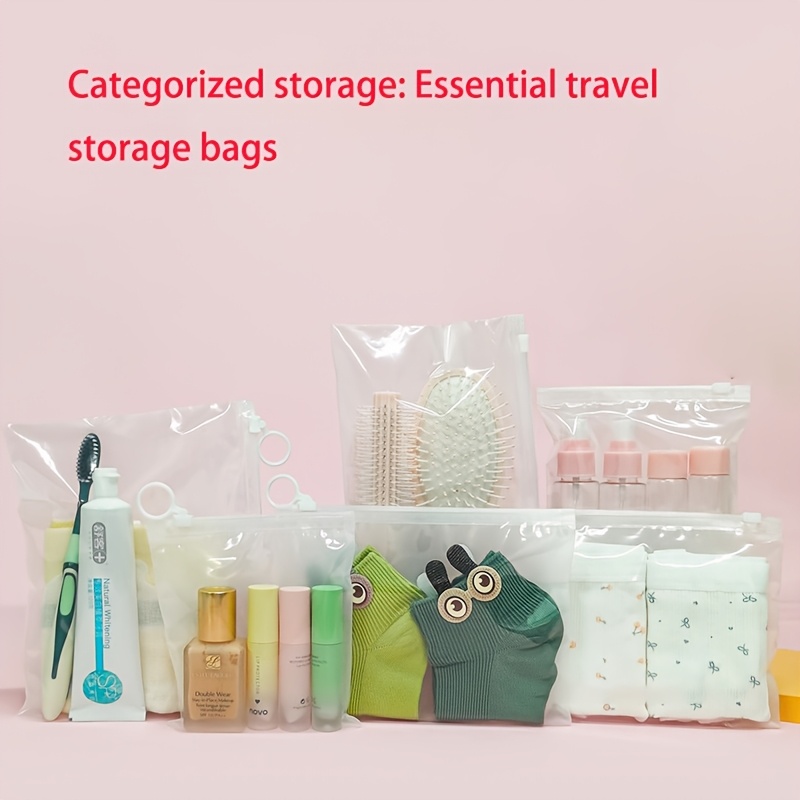10pcs Travel Storage Bags Mult - огляд і ціна Travel Ziplock Bags