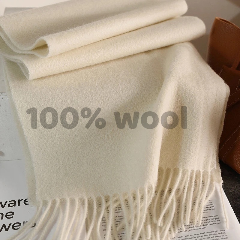 Knitted Scarf Women 100% Wool  - огляд і ціна Travel Accessories Neck
