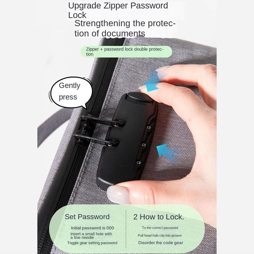 Oxford Fabric Password Lock Ba - огляд і ціна Travel Ziplock Bags