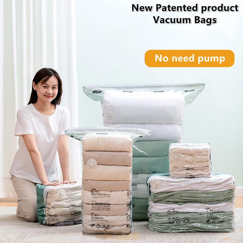 1pc No Need Pump Vacuum Bags L - огляд і ціна Travel Accessories You Need