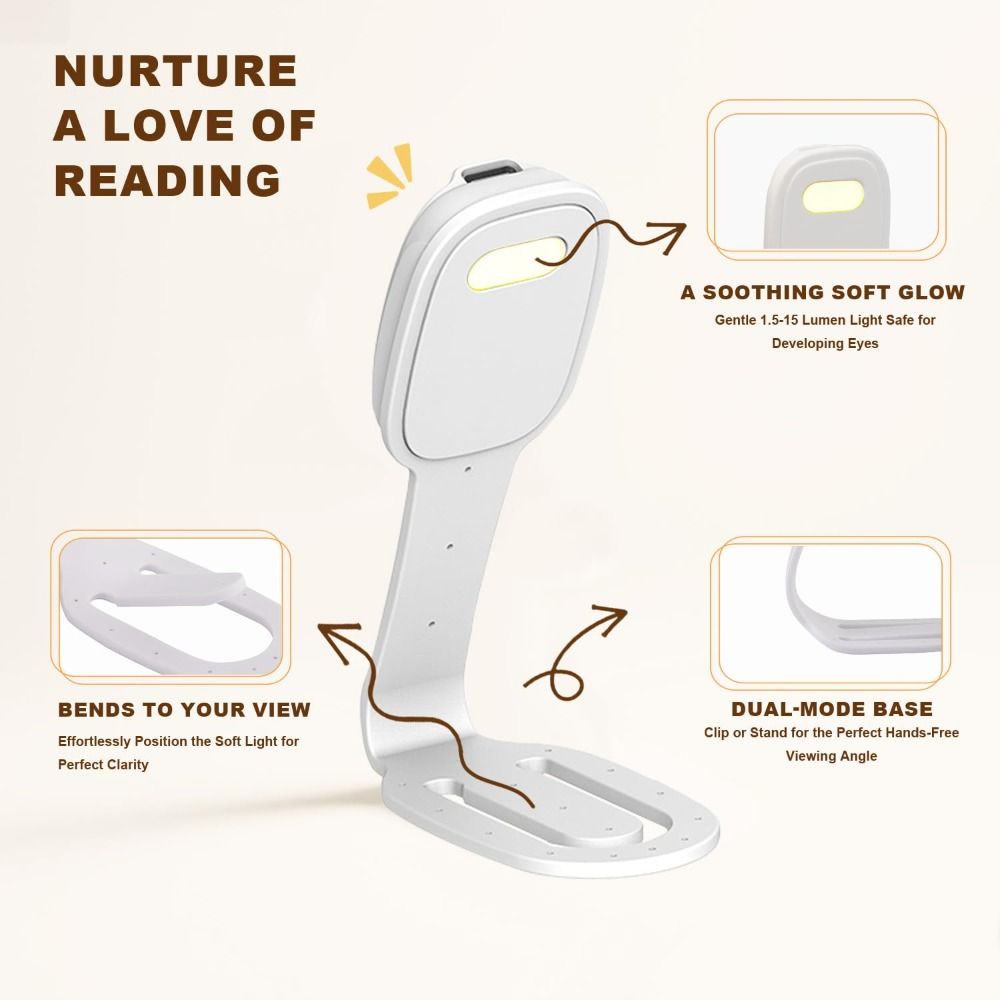 2-in-1 Clip-On Book Light with - огляд і ціна Travel Reading Accessories
