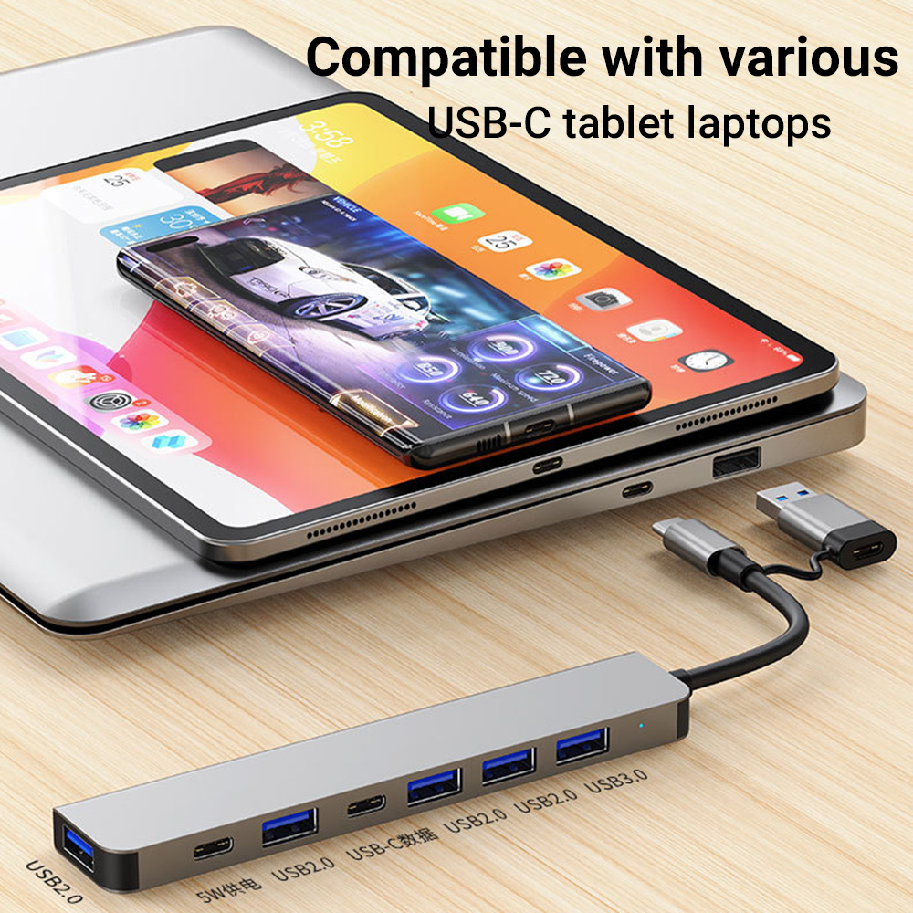 7-in-1 Dual-Head USB-C&USB Doc - огляд і ціна Travel Accessories You Need