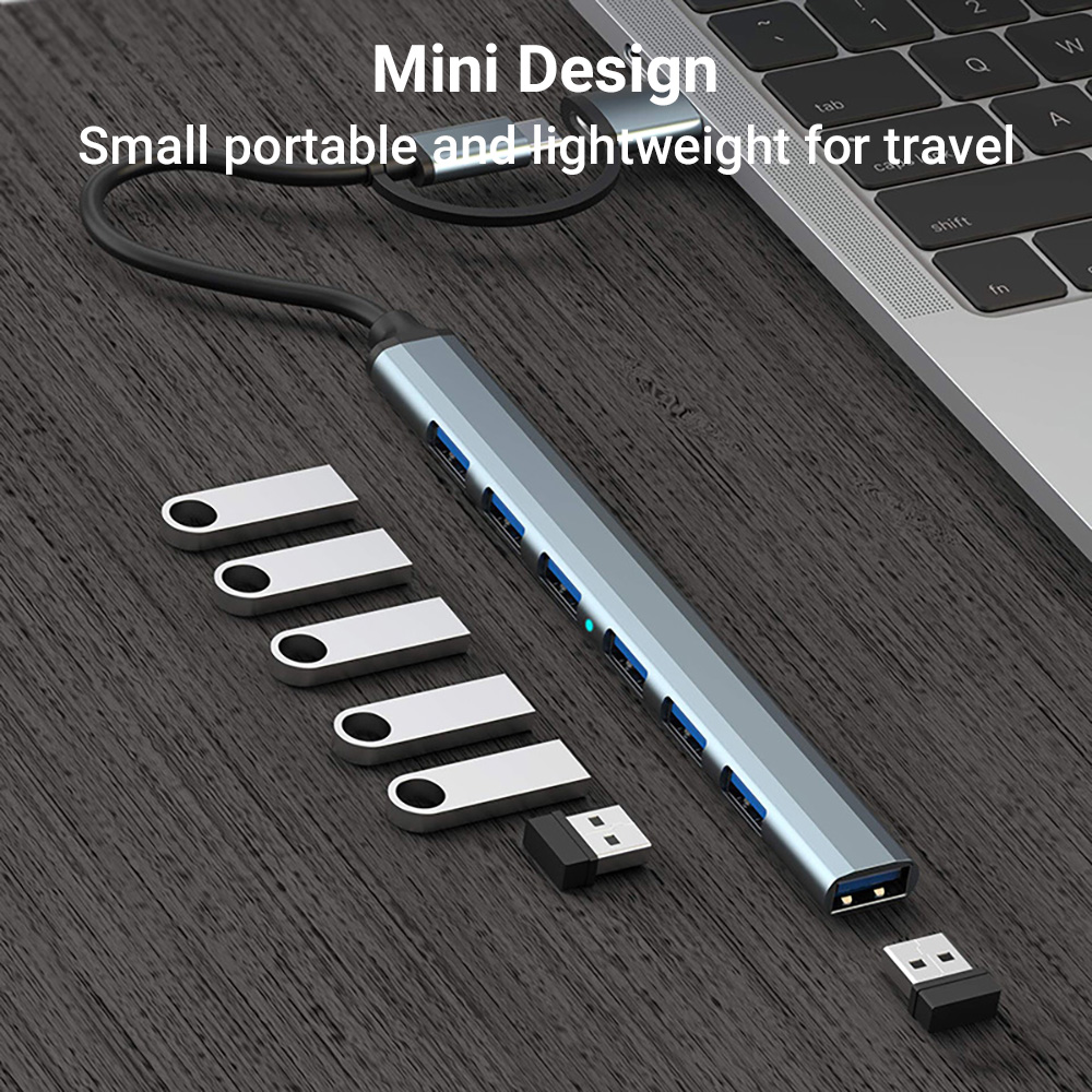 7-in-1 Dual-Head USB-C&USB Doc - огляд і ціна Travel Accessories You Need