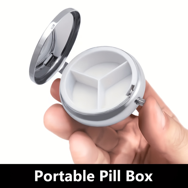 A flat, portable, round metal  - огляд і ціна Travel Related Accessories
