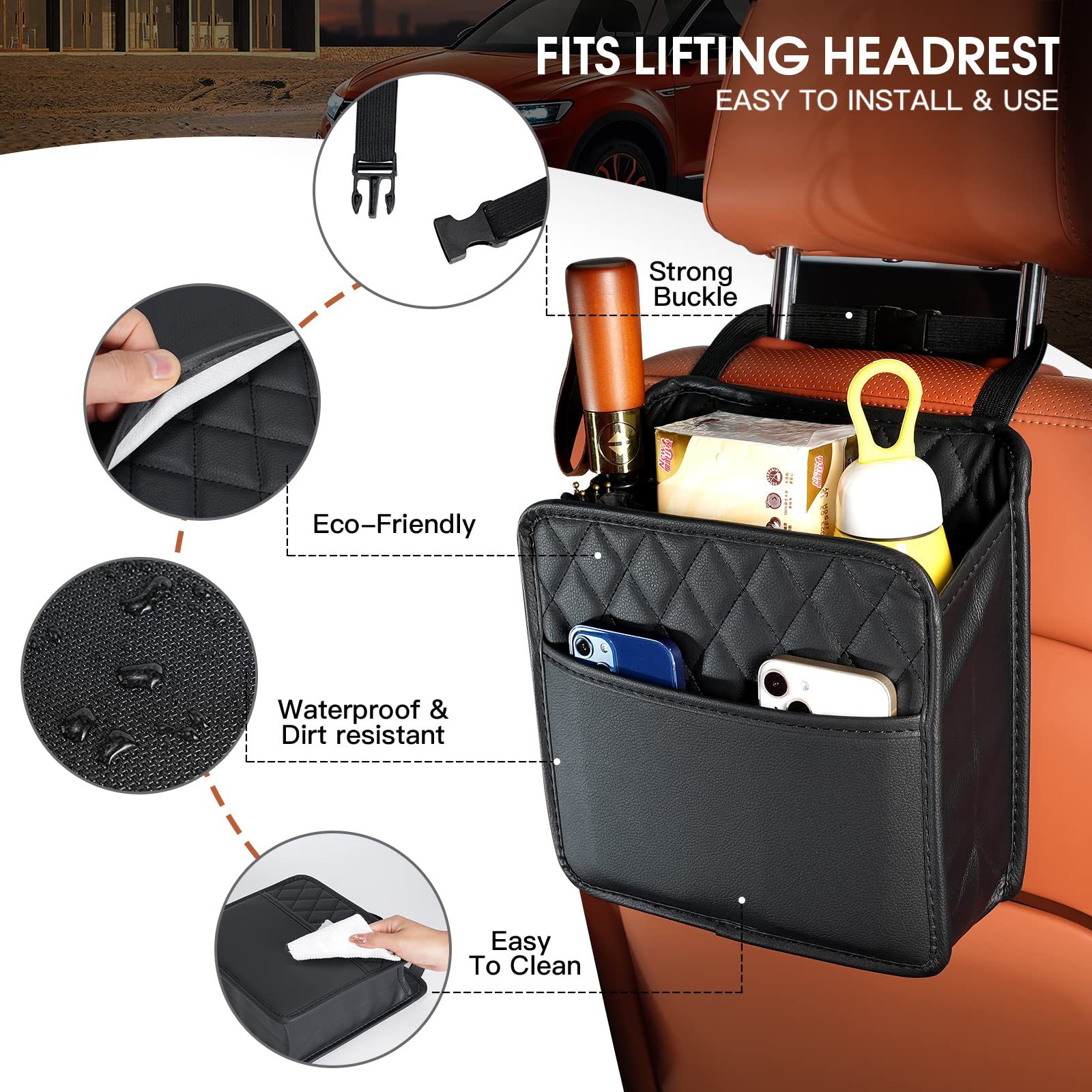 Hanging Storage Pocket Automot - огляд і ціна Travel Accessories Essentials