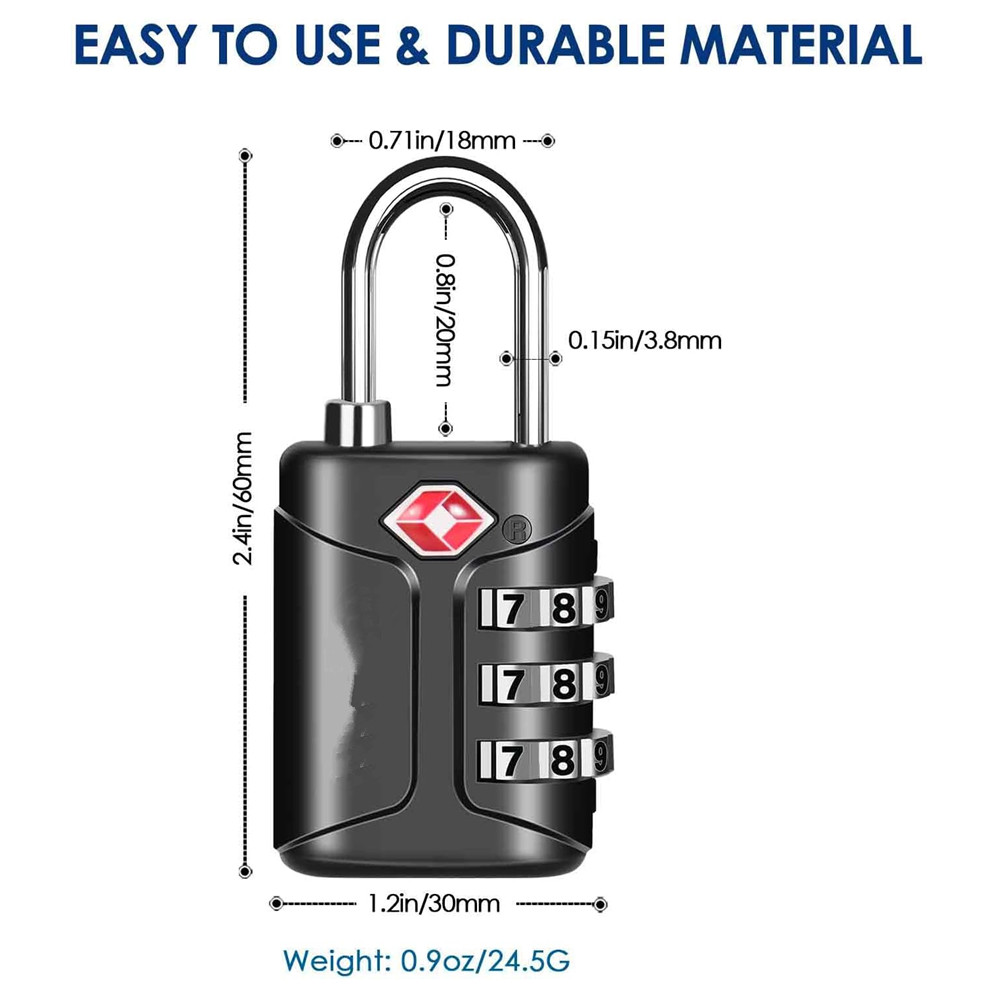 TSA Approved Luggage Locks, Co - огляд і ціна Travel Lock Tsa Approved