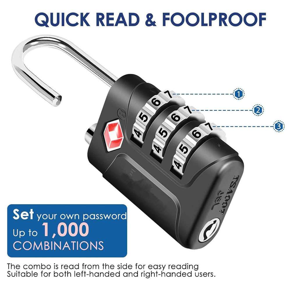 TSA Approved Luggage Locks, Co - огляд і ціна Travel Lock Tsa Approved