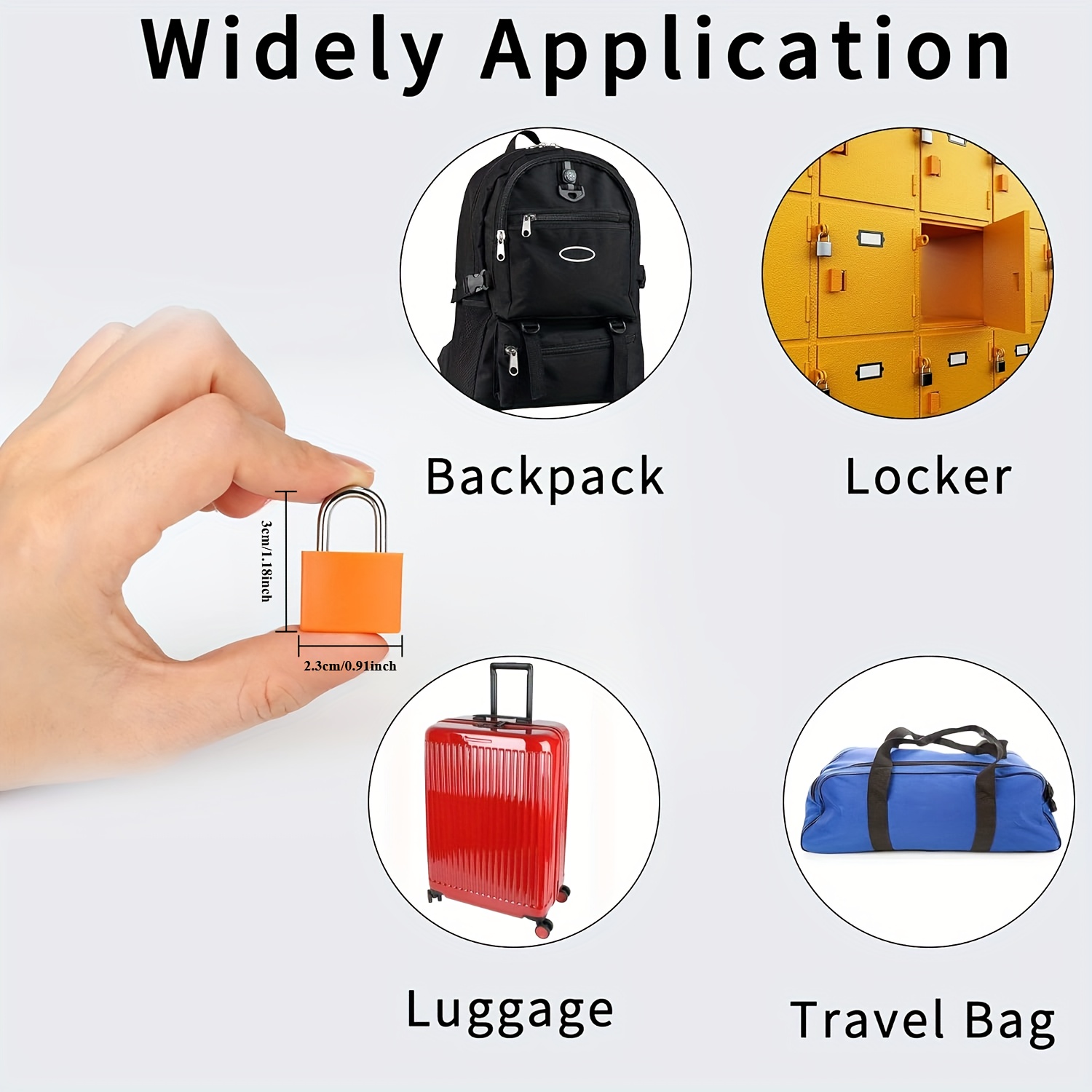 6pcs Suitcase Lock Small Stron - огляд і ціна Travel Lock Tsa Approved
