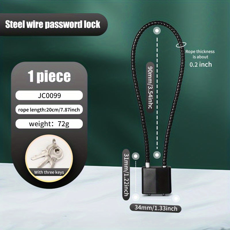 20/28/38cm Luggage Locks, Zinc - огляд і ціна Travel Lock Tsa Approved