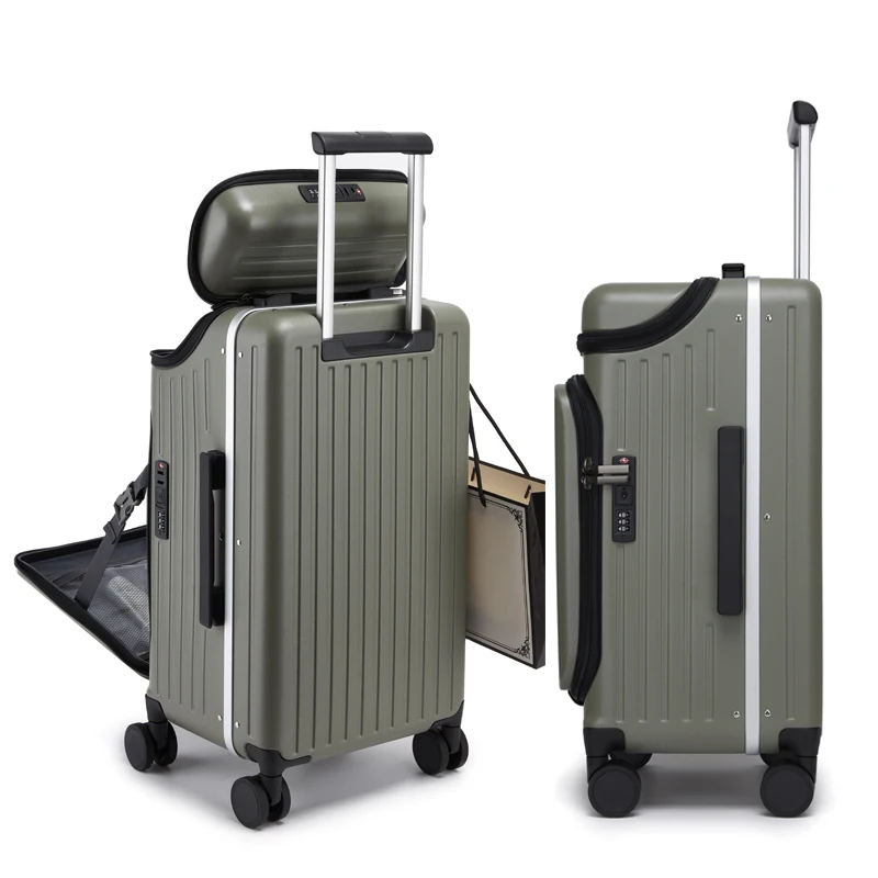 100% PC Hard Shell Luggage Fro - огляд і ціна Travel Lock Tsa Approved