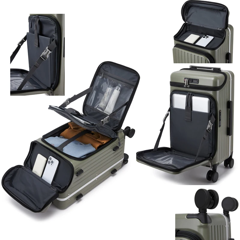 100% PC Hard Shell Luggage Fro - огляд і ціна Travel Lock Tsa Approved