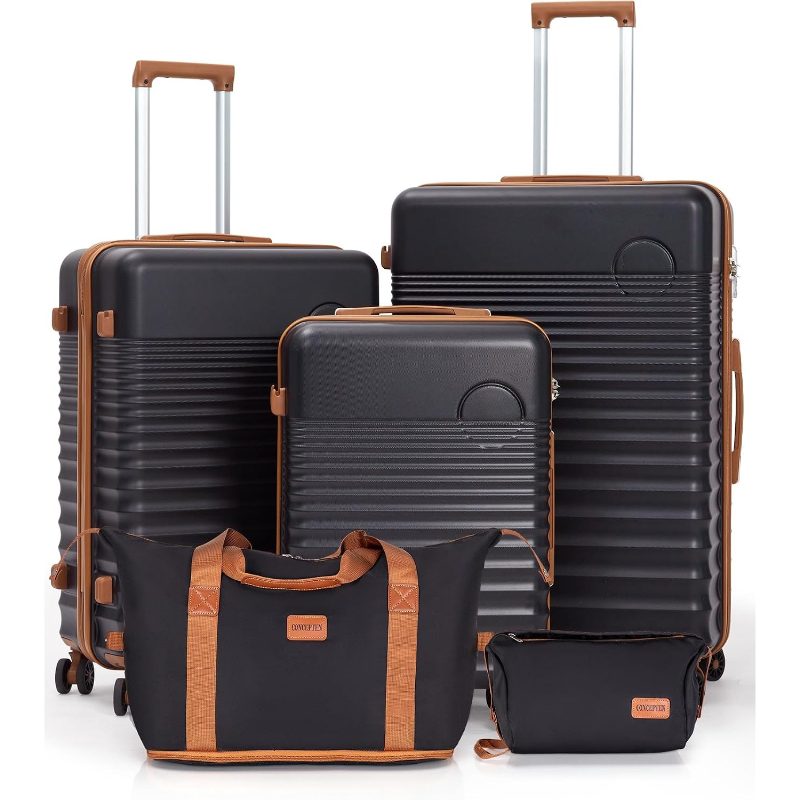 5 Piece Hardside Luggage Set A - огляд і ціна Travel Lock Tsa Approved