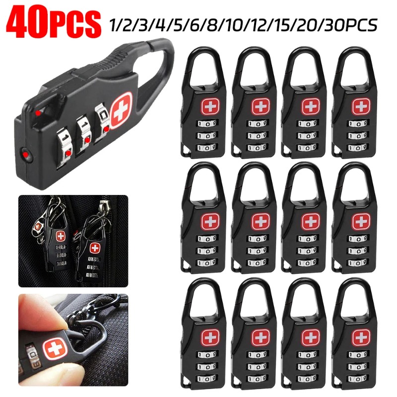 40-1PCS Mini Security Customs  - огляд і ціна Travel Lock Tsa Approved