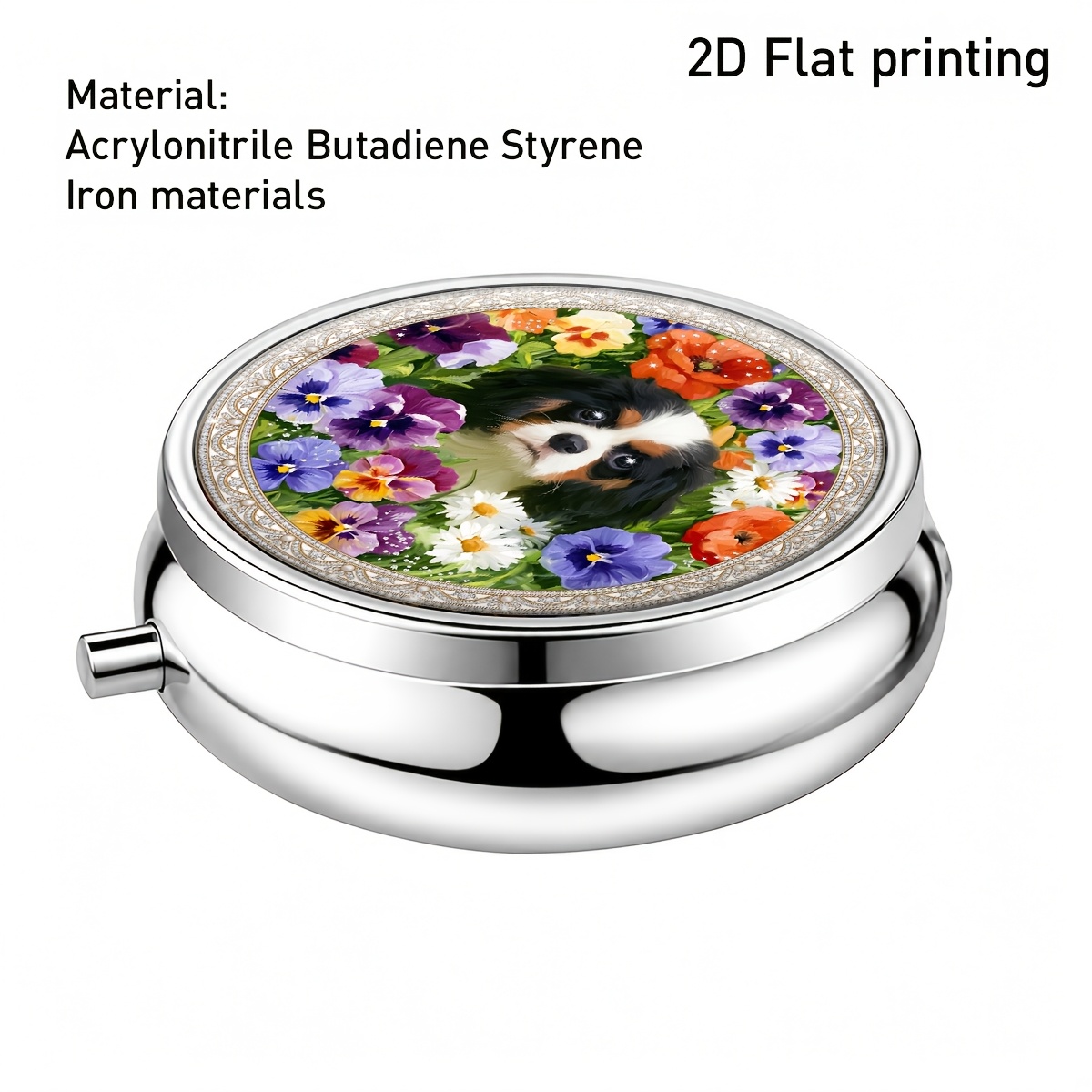 Round Metal Pill Box with a Bl - огляд і ціна Travel Accessories You Need