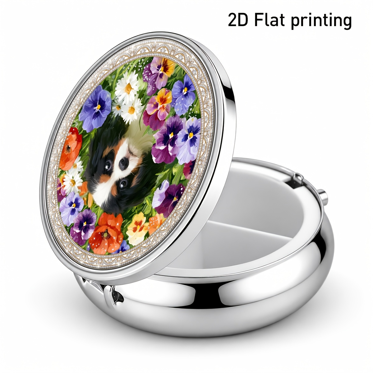 Round Metal Pill Box with a Bl - огляд і ціна Travel Accessories You Need