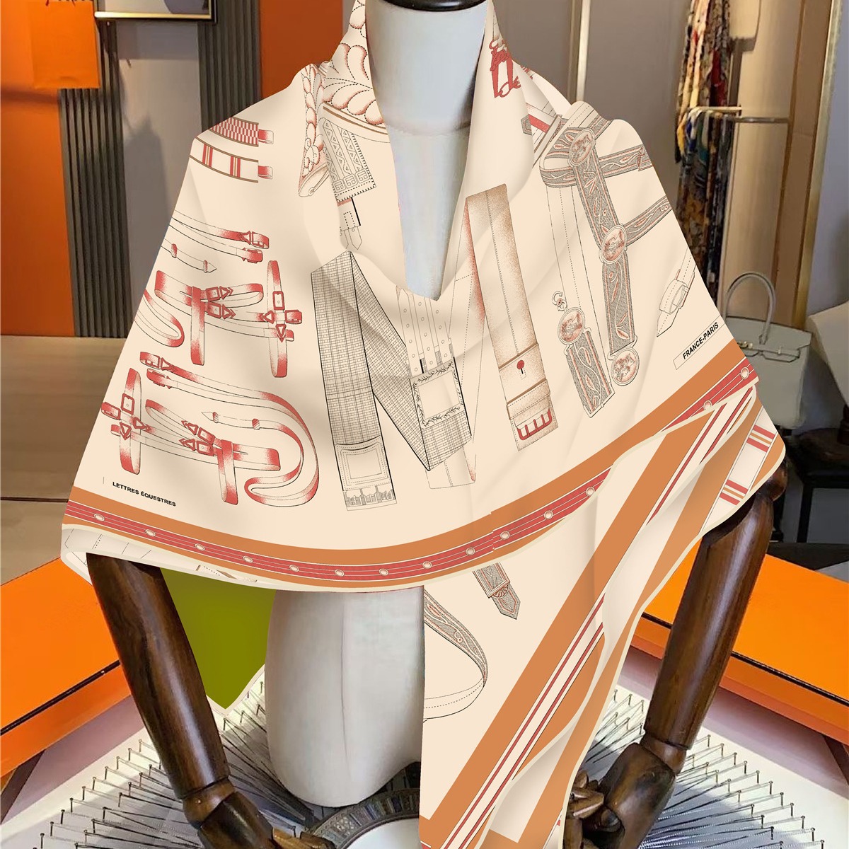 Faux Silk Wool Warm Scarf Wome - огляд і ціна Travel Accessories Gifts For Women