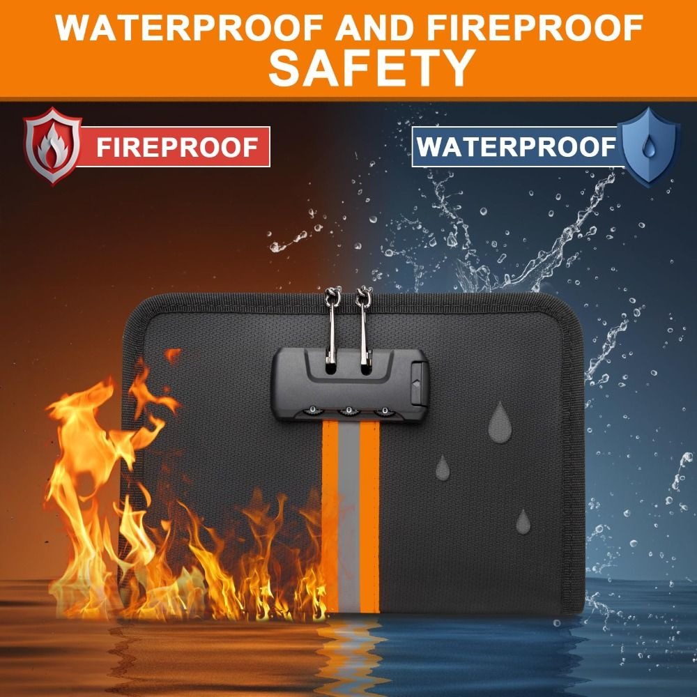 Fireproof Money Bag with Combi - огляд і ціна Travel Ziplock Bags