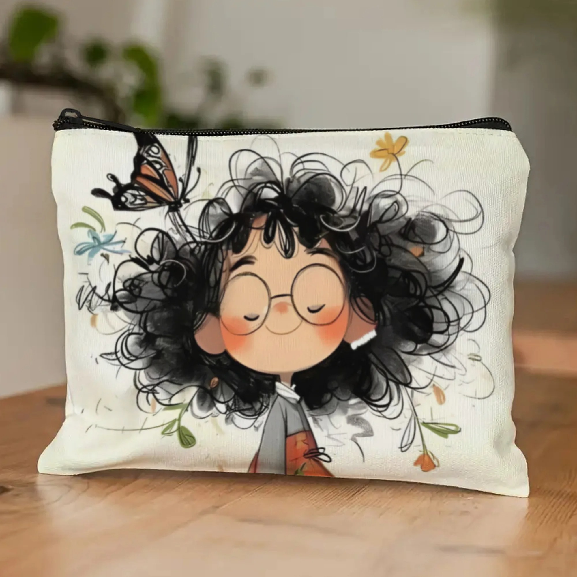 Cartoon Girl Makeup Bag Zipper - огляд і ціна Travel Z