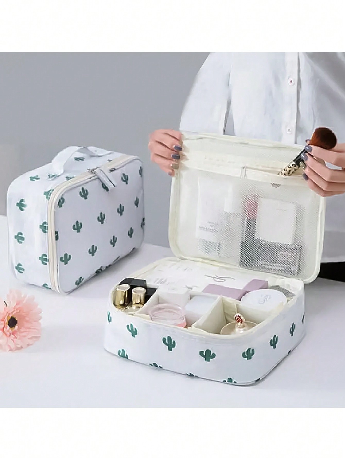 1 Pcs Cactus Print Waterproof  - огляд і ціна Travel Z
