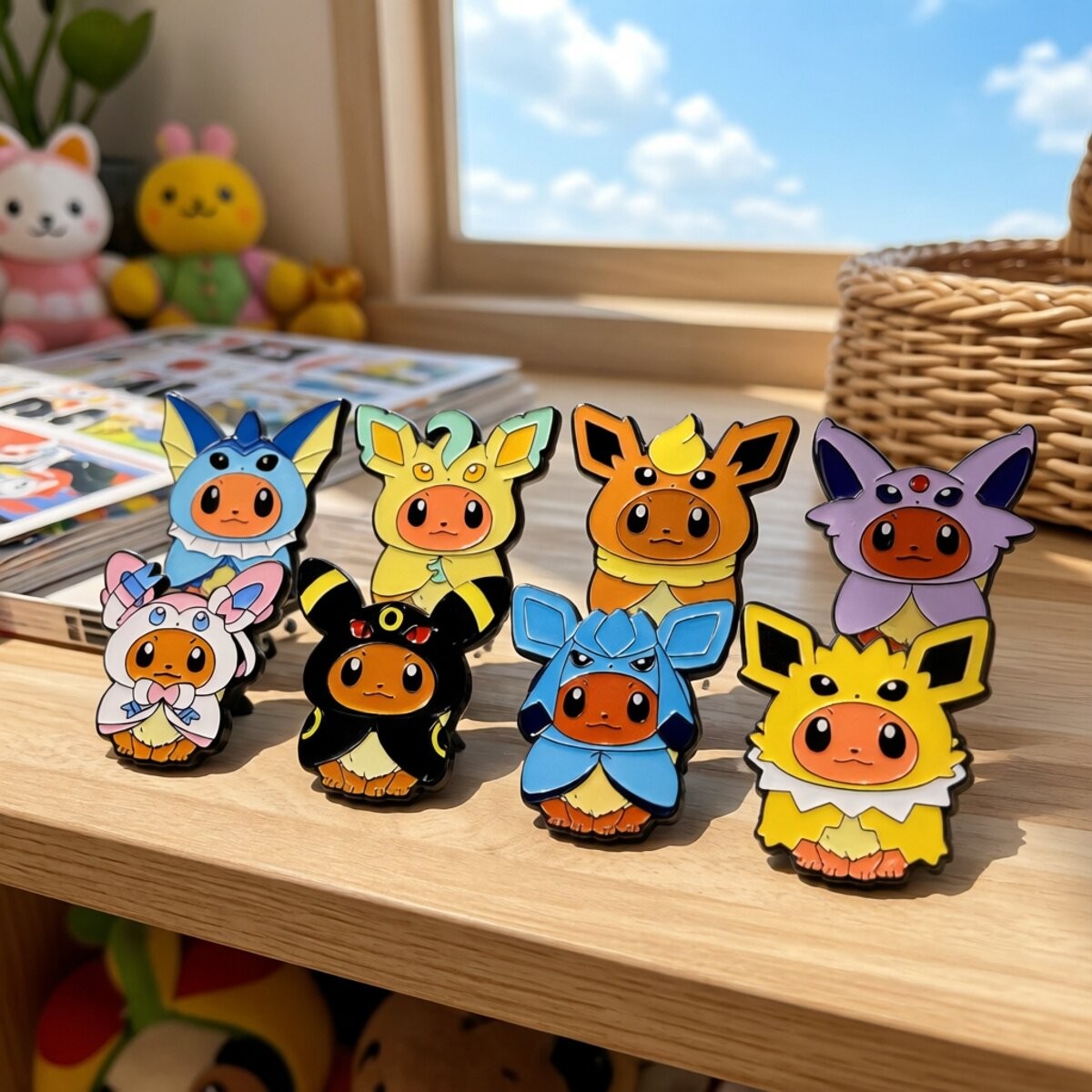 Kawaii Pokemon Anime Eevee Cos - огляд і ціна Travel Accessories Japan