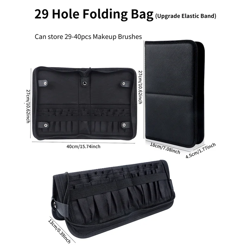 29/23 Holes Foldable Makeup Br - огляд і ціна Travel Z