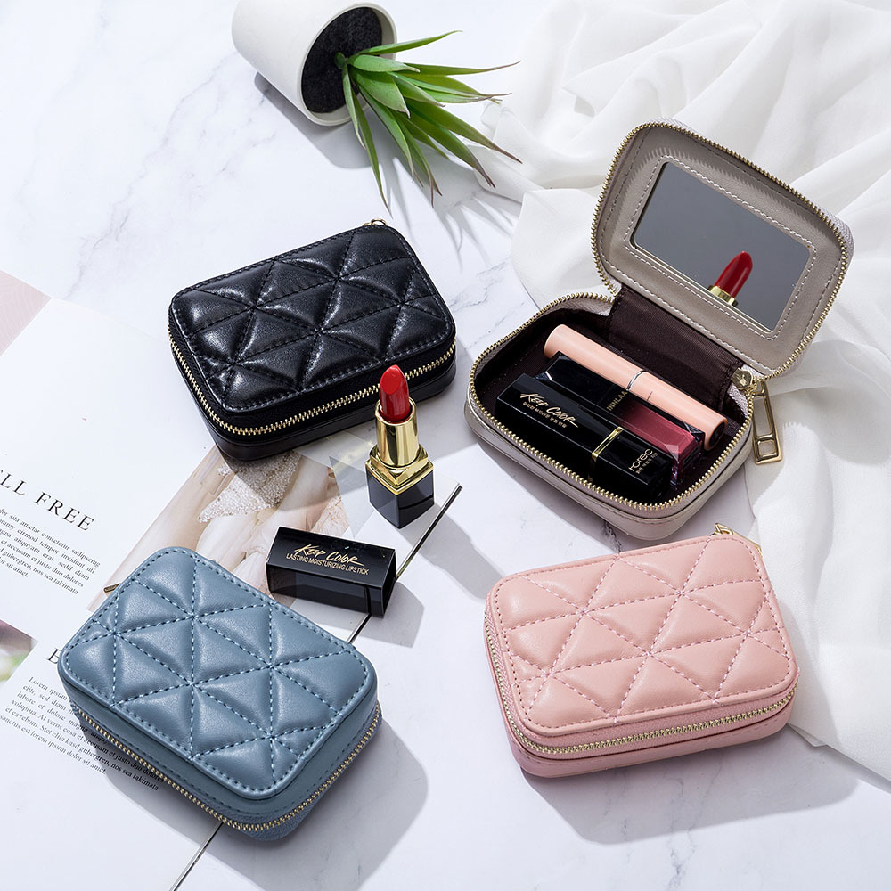 New PU Lipsticks Storage Bag W - огляд і ціна Travel Ziplock Bags