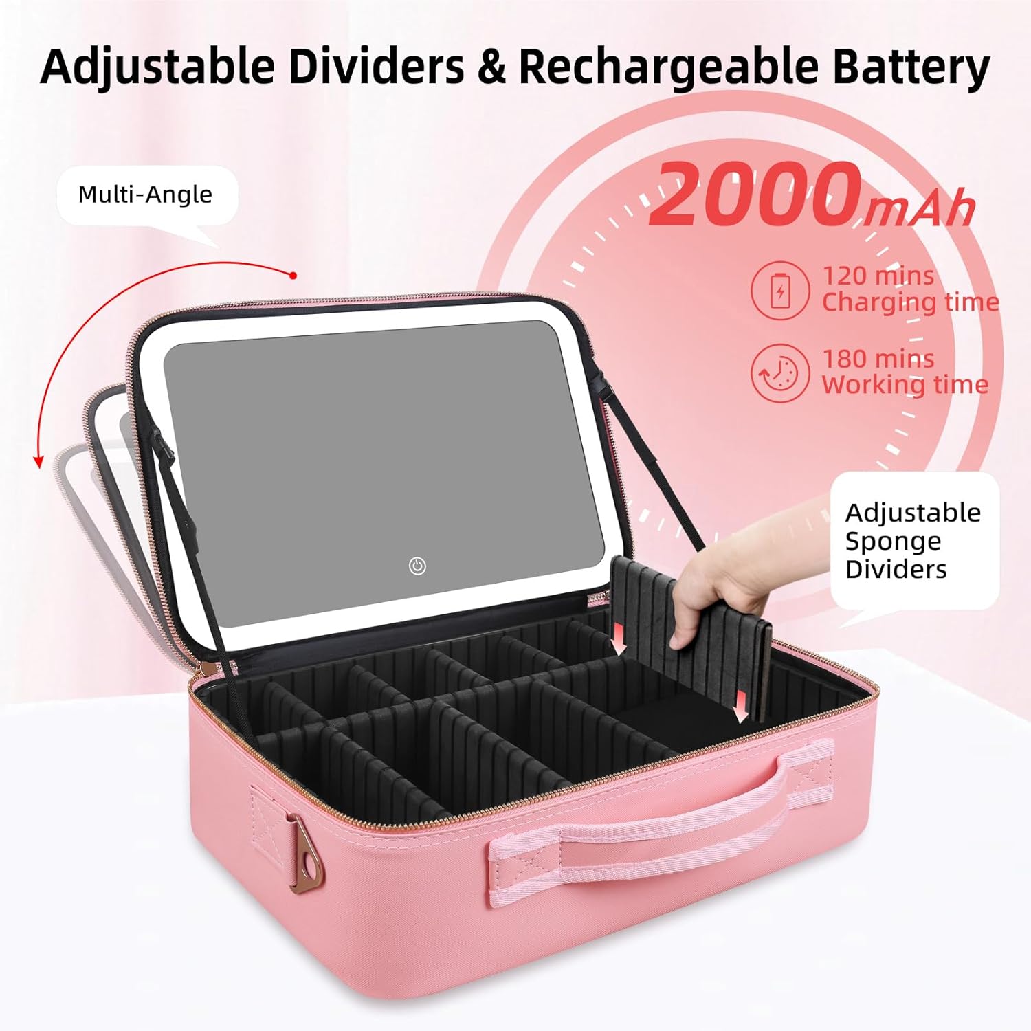 Large Capacity Makeup Bag 15'' - огляд і ціна Travel Z